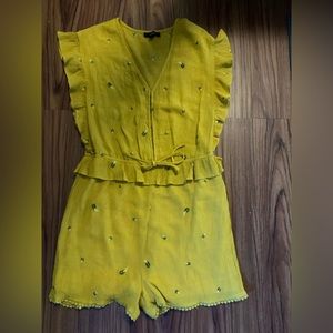 Mustard yellow romper